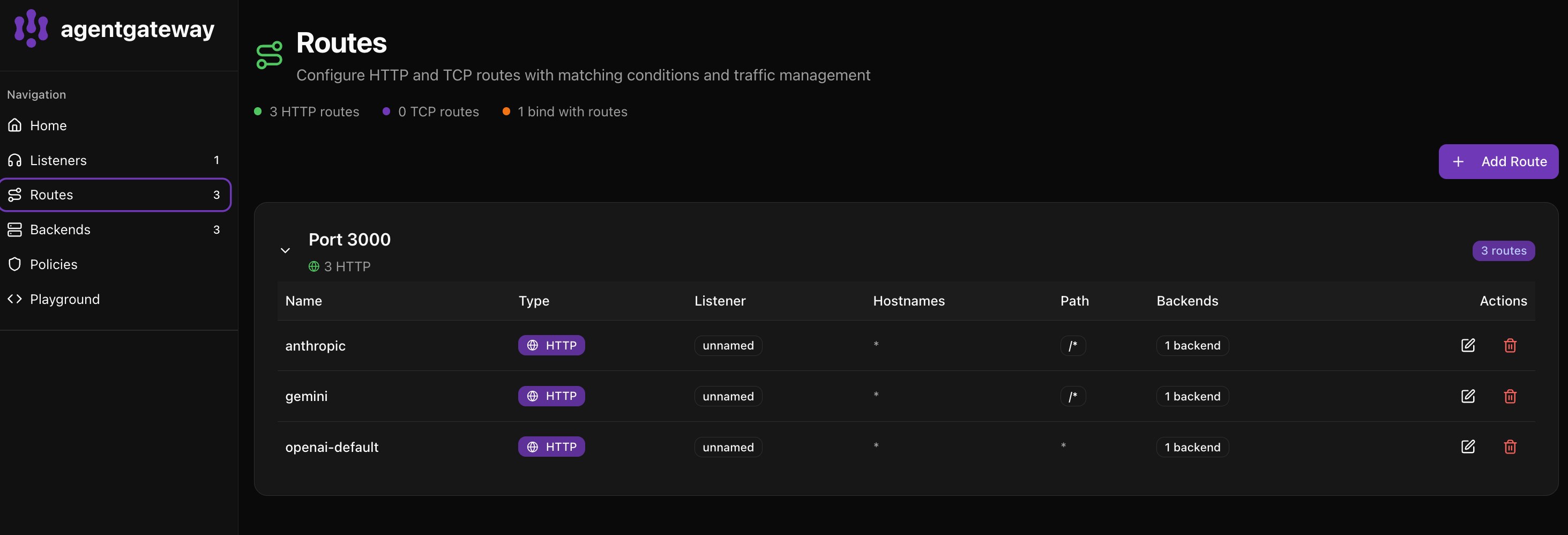 Multiple LLM Providers Routes